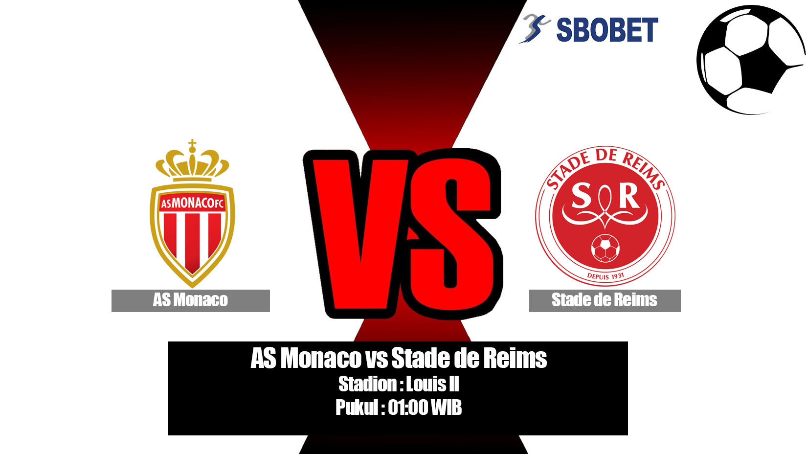Prediksi Bola AS Monaco vs Stade de Reims 14 April 2019