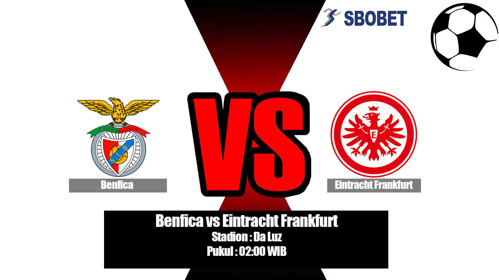 Prediksi Bola Benfica vs Eintracht Frankfurt 12 April 2019