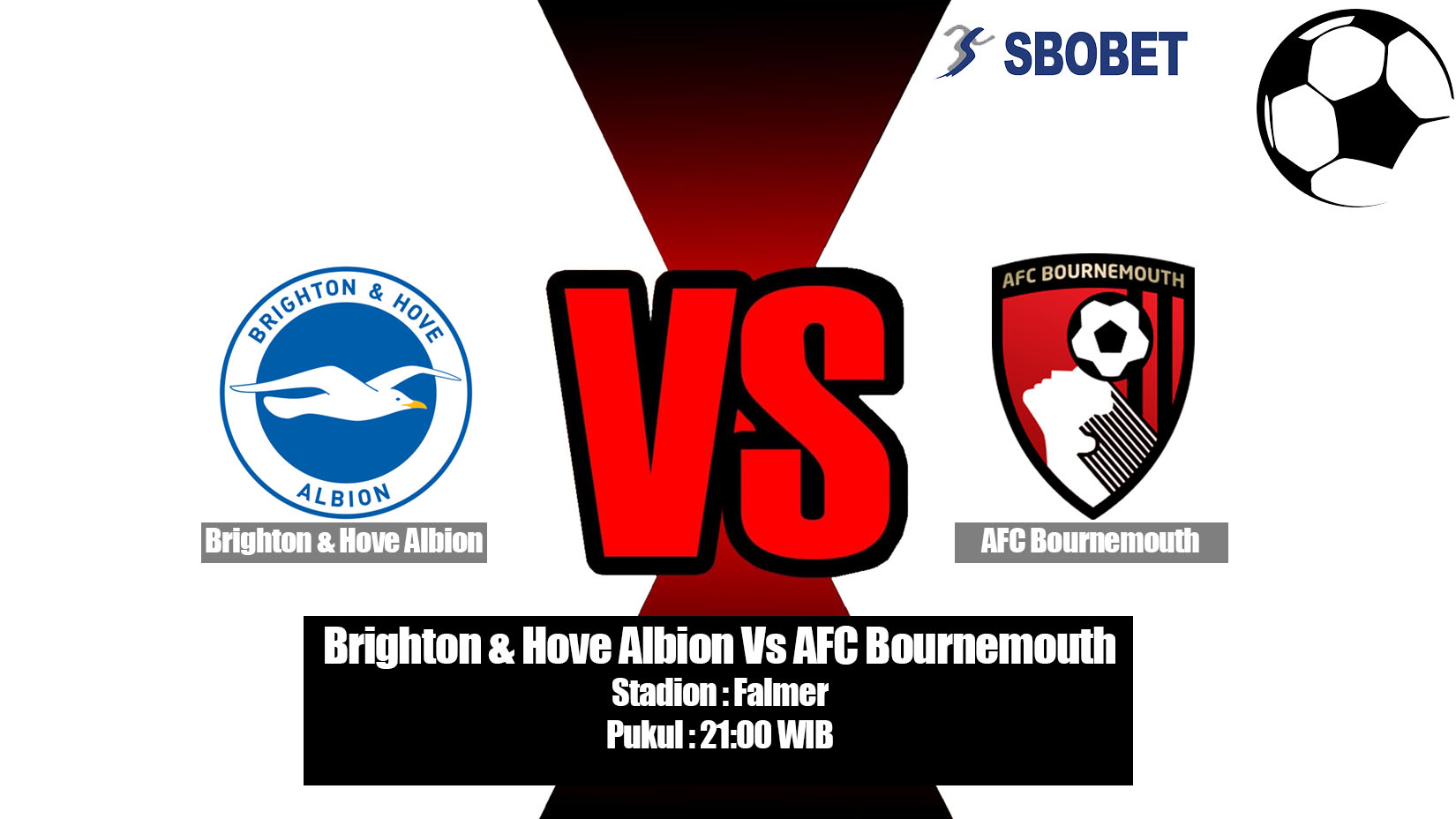 Prediksi Bola Brighton & Hove Albion Vs AFC Bournemouth 13 April 2019