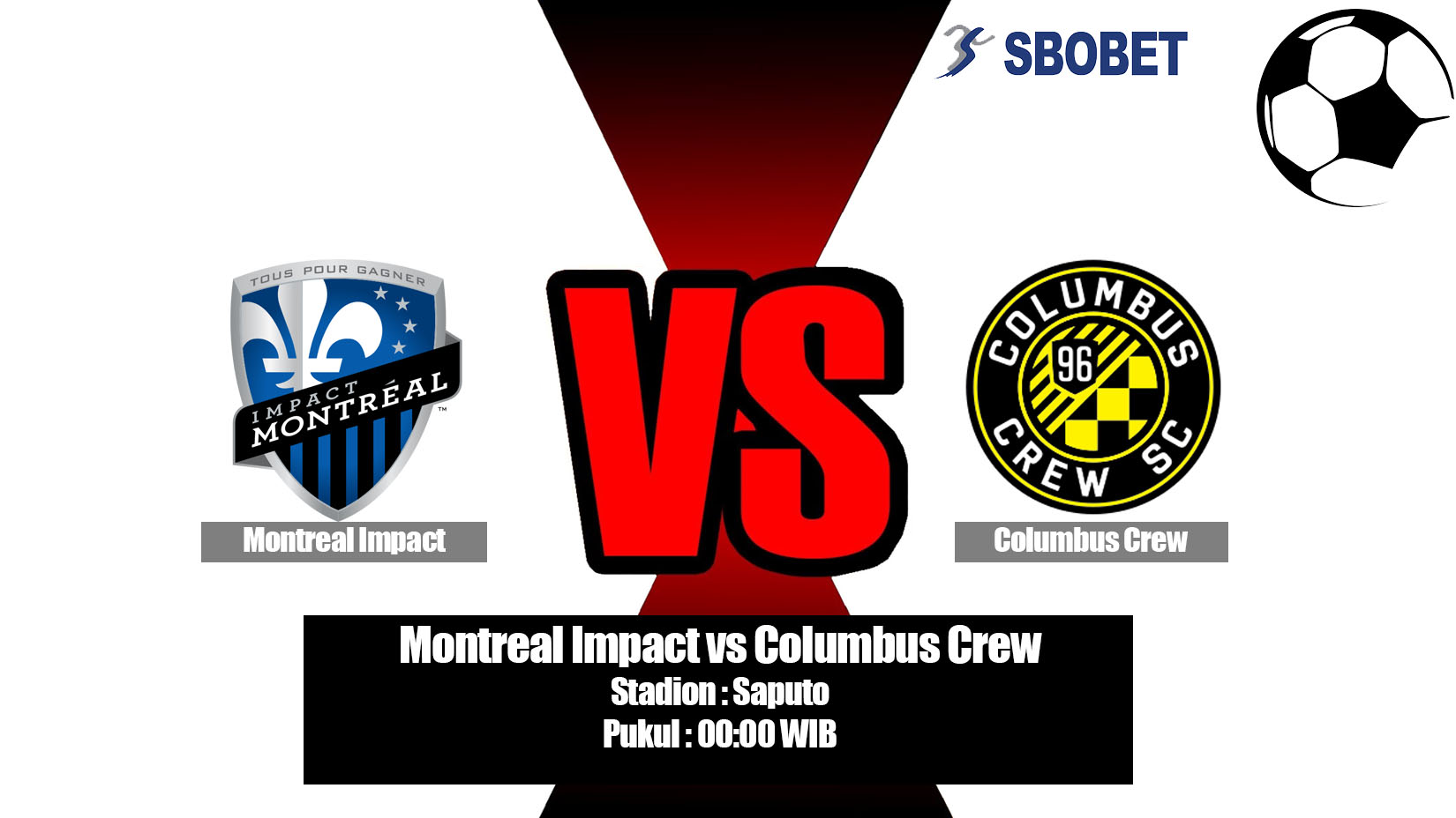Prediksi Bola Montreal Impact vs Columbus Crew 14 April 2019