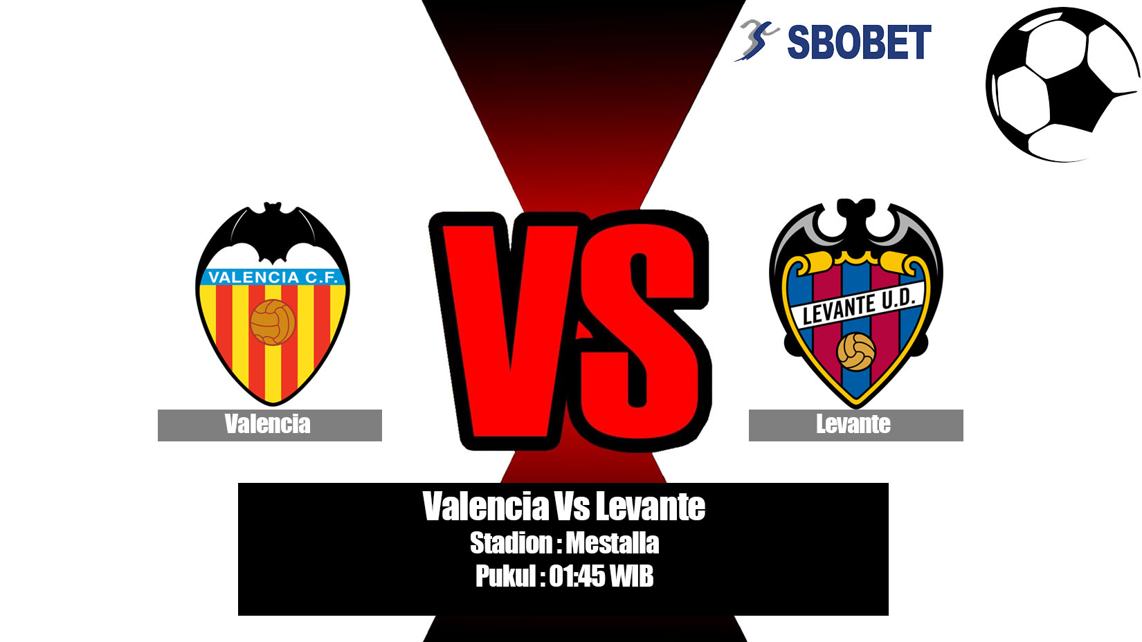 Prediksi Bola Valencia Vs Levante 15 April 2019