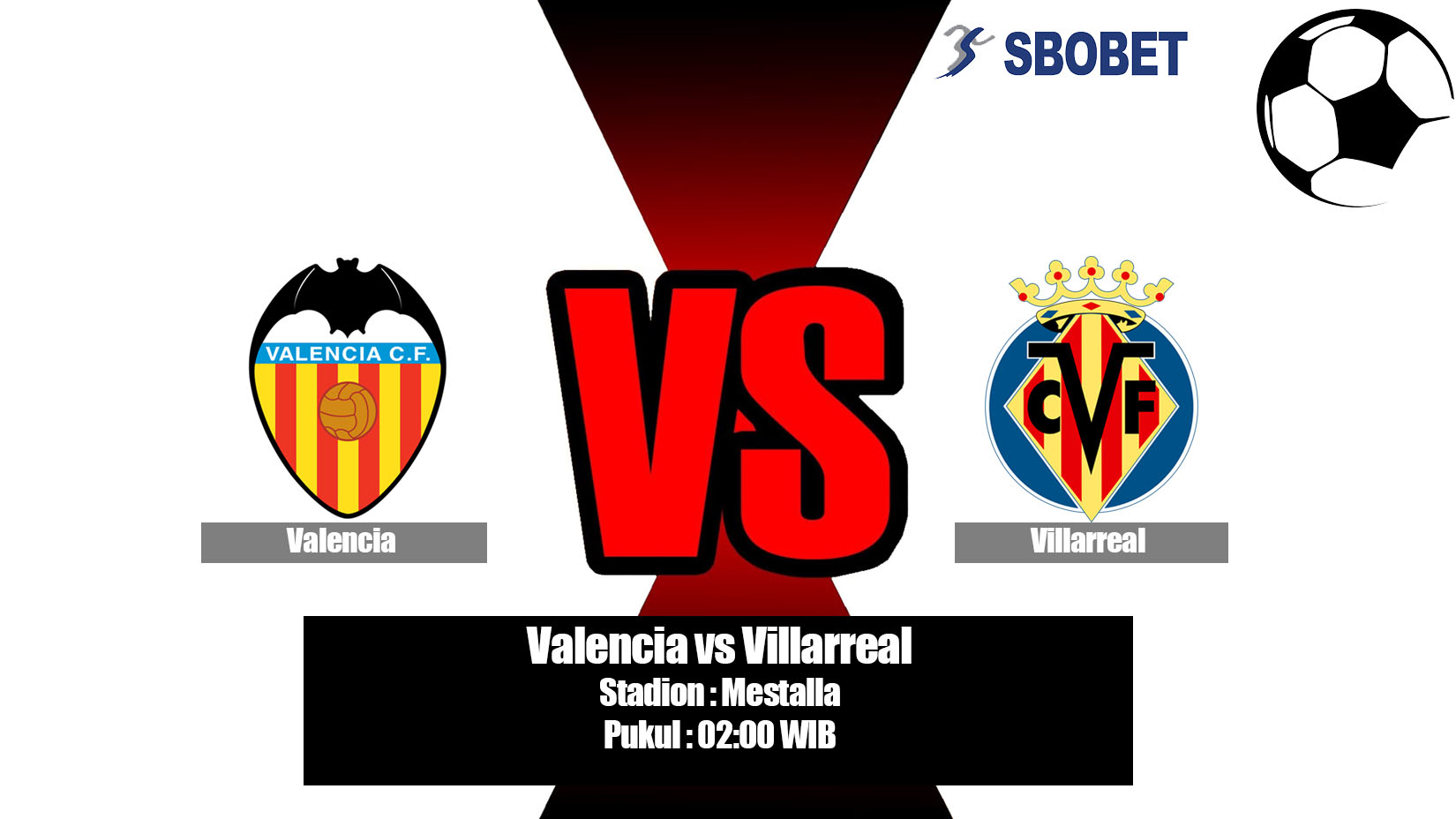 Prediksi Bola Valencia vs Villarreal 19 April 2019