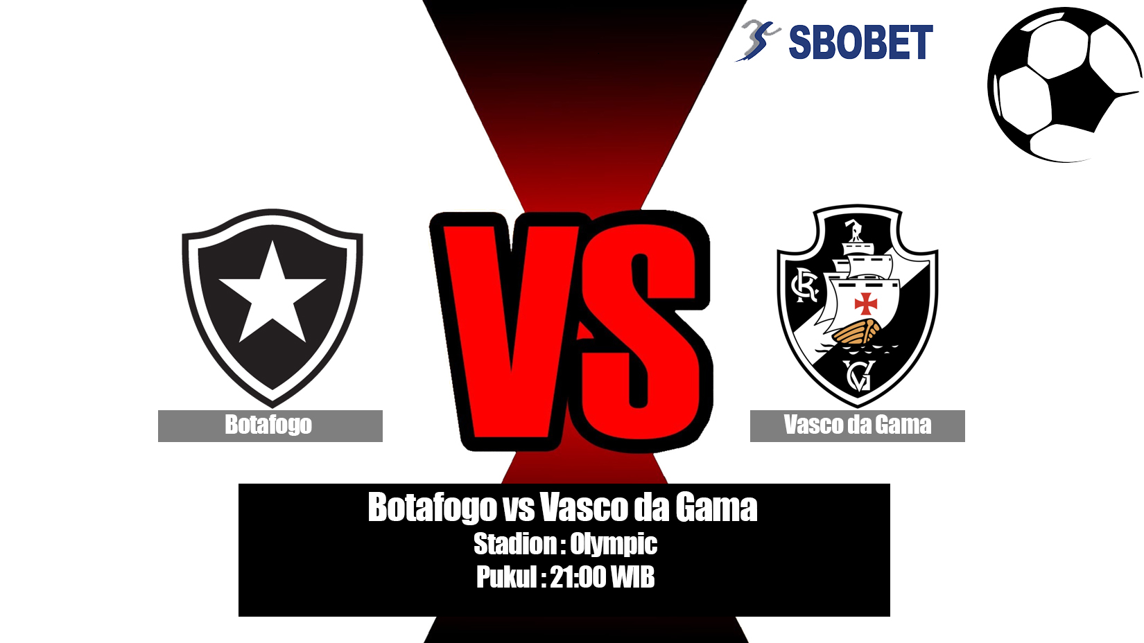 Prediksi Bola Botafogo vs Vasco da Gama 2 Juni 2019