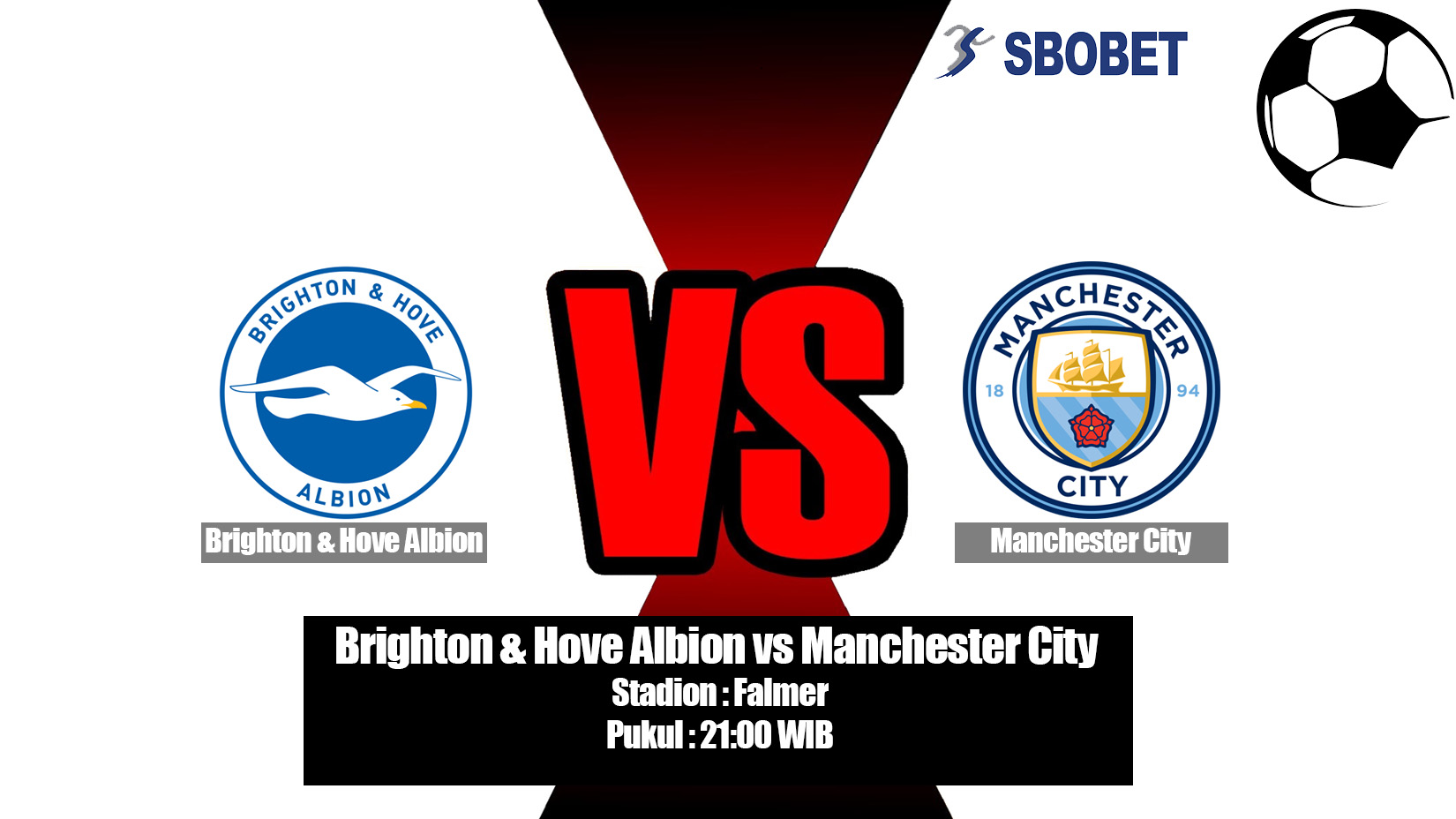 Prediksi Bola Brighton & Hove Albion vs Manchester City 12 Mei 2019
