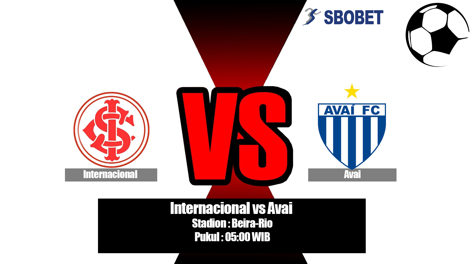 Prediksi Bola Internacional vs Avai 3 Juni 2019