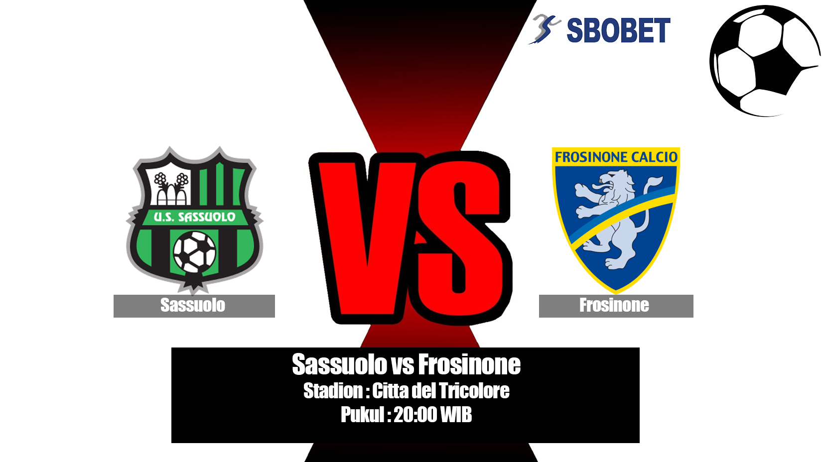 Prediksi Bola Sassuolo vs Frosinone 5 Mei 2019