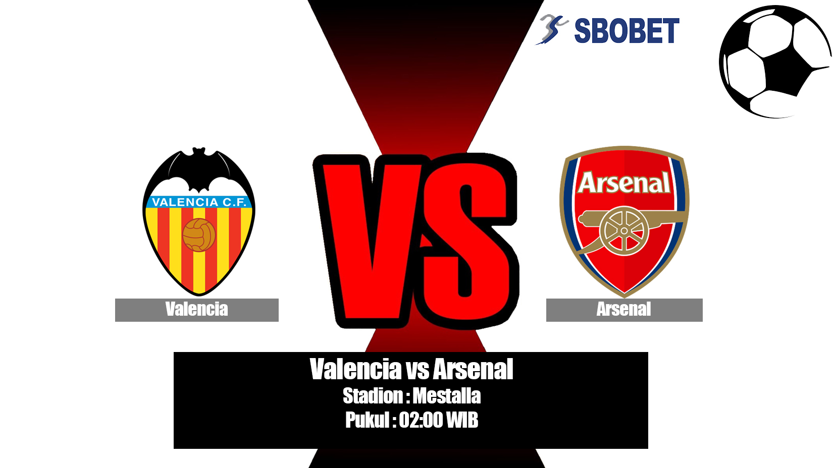 Prediksi Bola Valencia vs Arsenal 10 Mei 2019