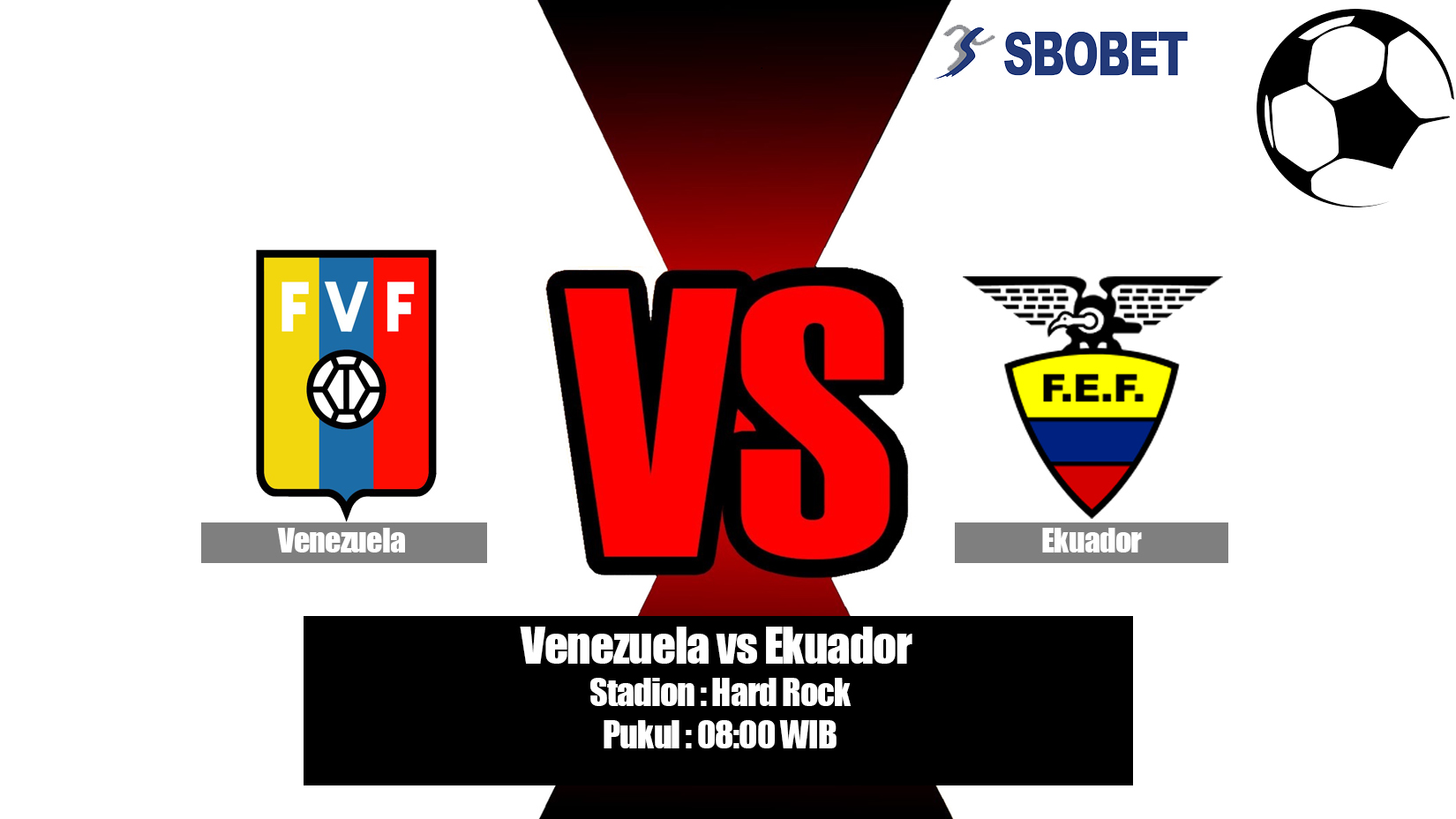 Prediksi Bola Venezuela vs Ekuador 1 Juni 2019