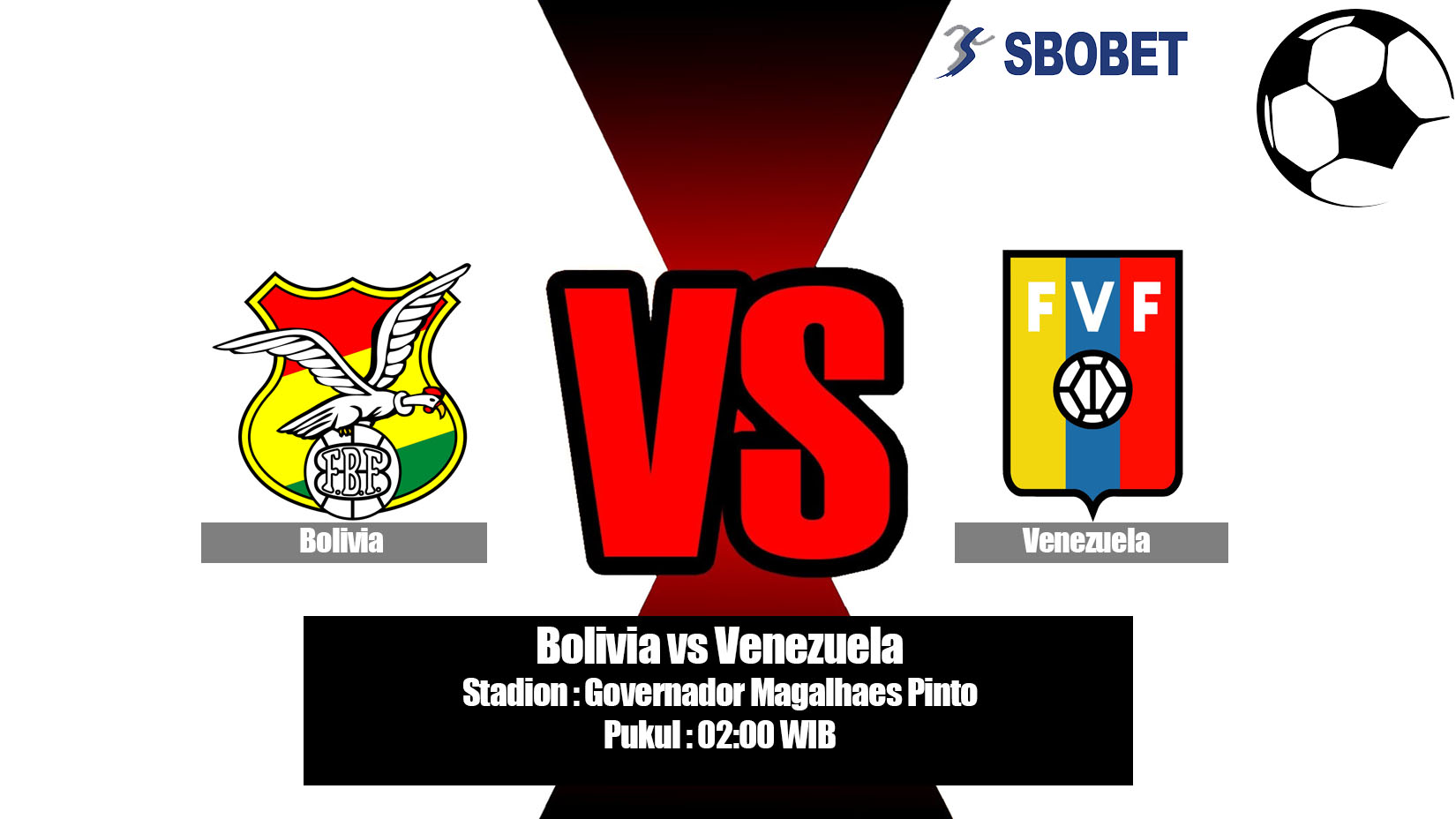 Prediksi Bola Bolivia vs Venezuela 23 Juni 2019