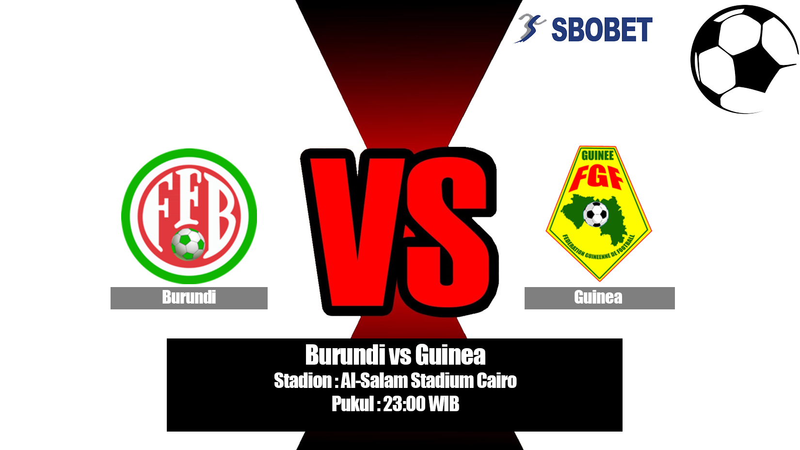 Prediksi Bola Burundi vs Guinea 30 Juni 2019