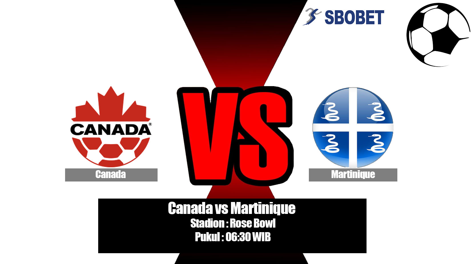 Prediksi Bola Canada vs Martinique 16 Juni 2019