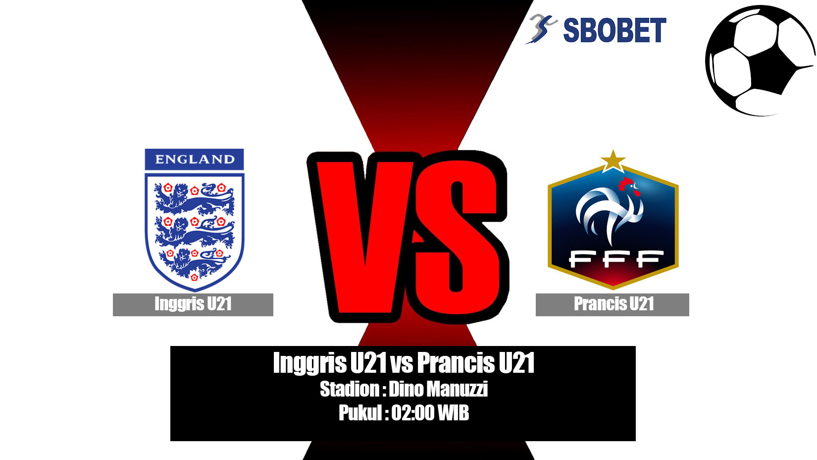 Prediksi Bola Inggris U21 vs Prancis U21 19 Juni 2019