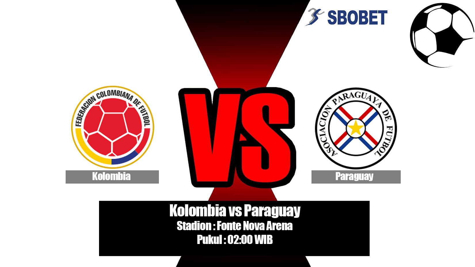 Prediksi Bola Kolombia vs Paraguay 24 Juni 2019