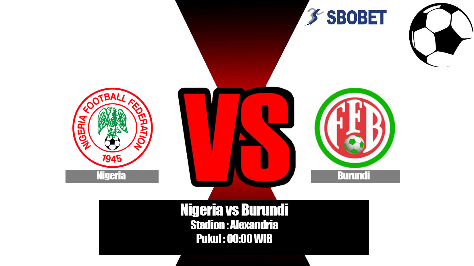 Prediksi Bola Nigeria vs Burundi 23 Juni 2019