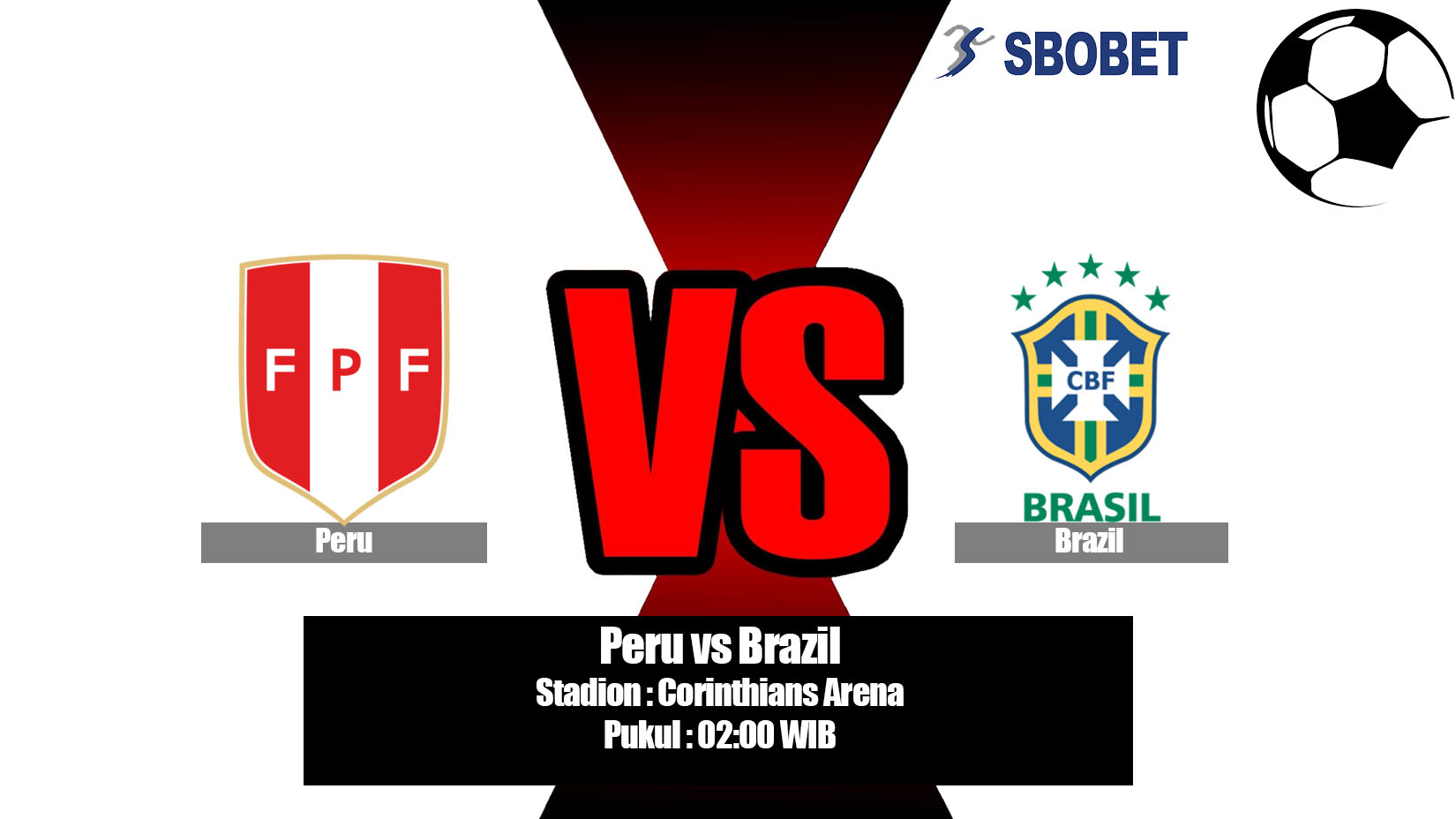 Prediksi Bola Peru vs Brazil 23 Juni 2019
