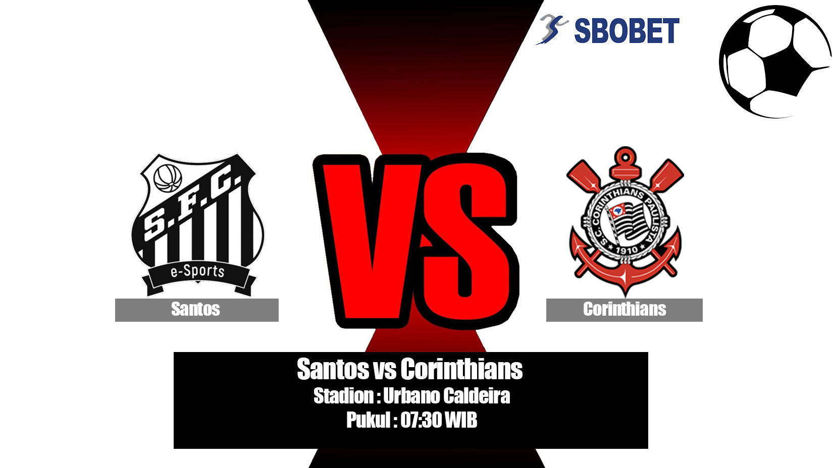 Prediksi Bola Santos vs Corinthians 13 Juni 2019
