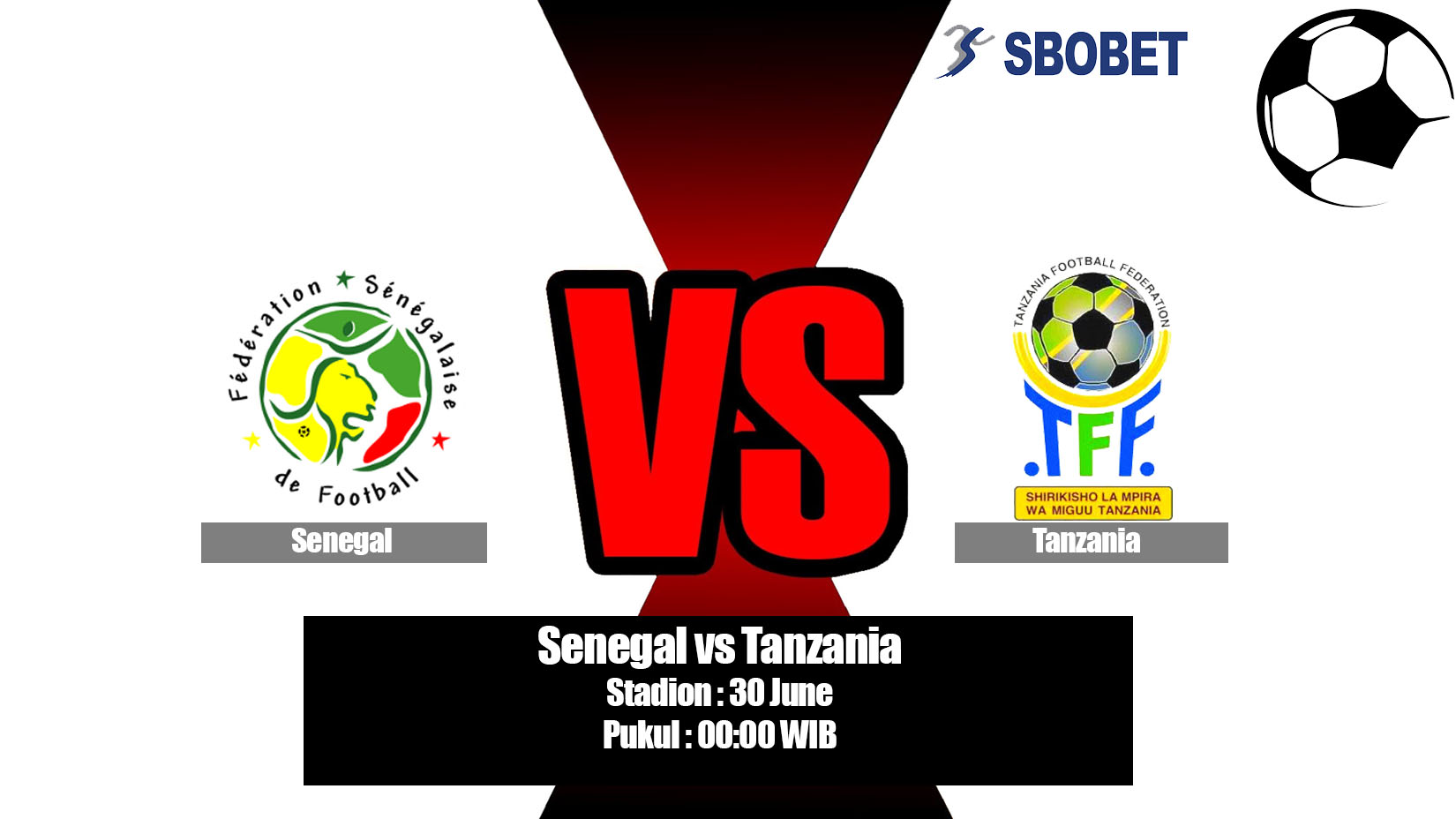 Prediksi Bola Senegal vs Tanzania 24 Juni 2019