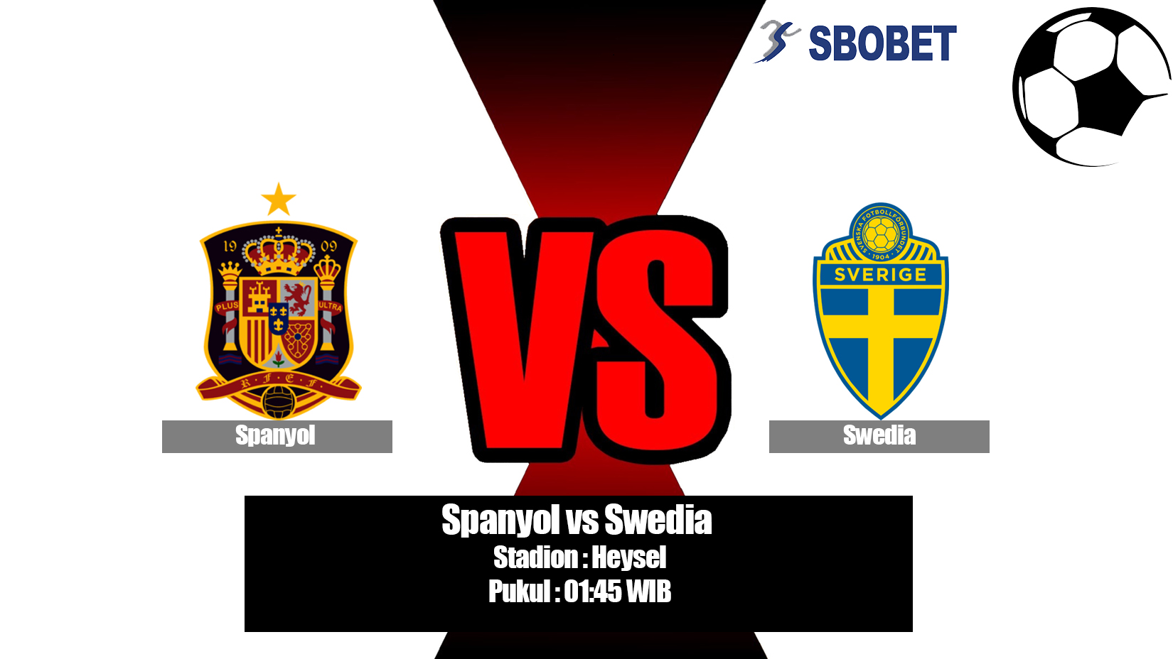 Prediksi Bola Spanyol vs Swedia 11 Juni 2019