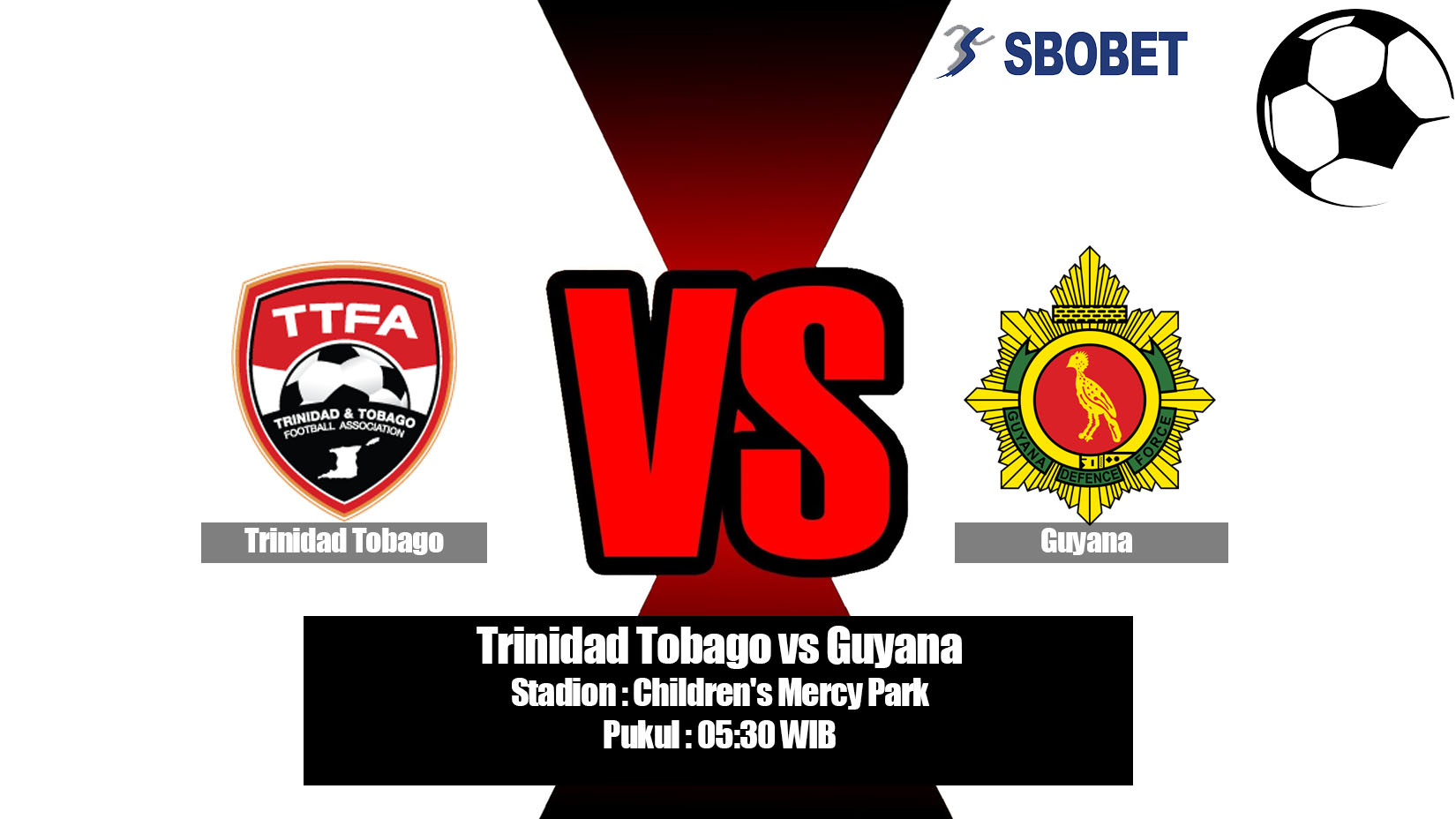 Prediksi Bola Trinidad Tobago vs Guyana 27 Juni 2019