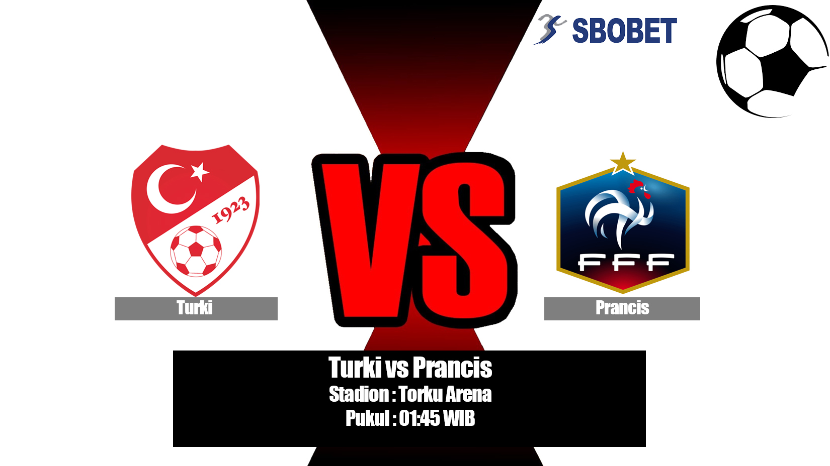 Prediksi Bola Turki vs Prancis 9 Juni 2019