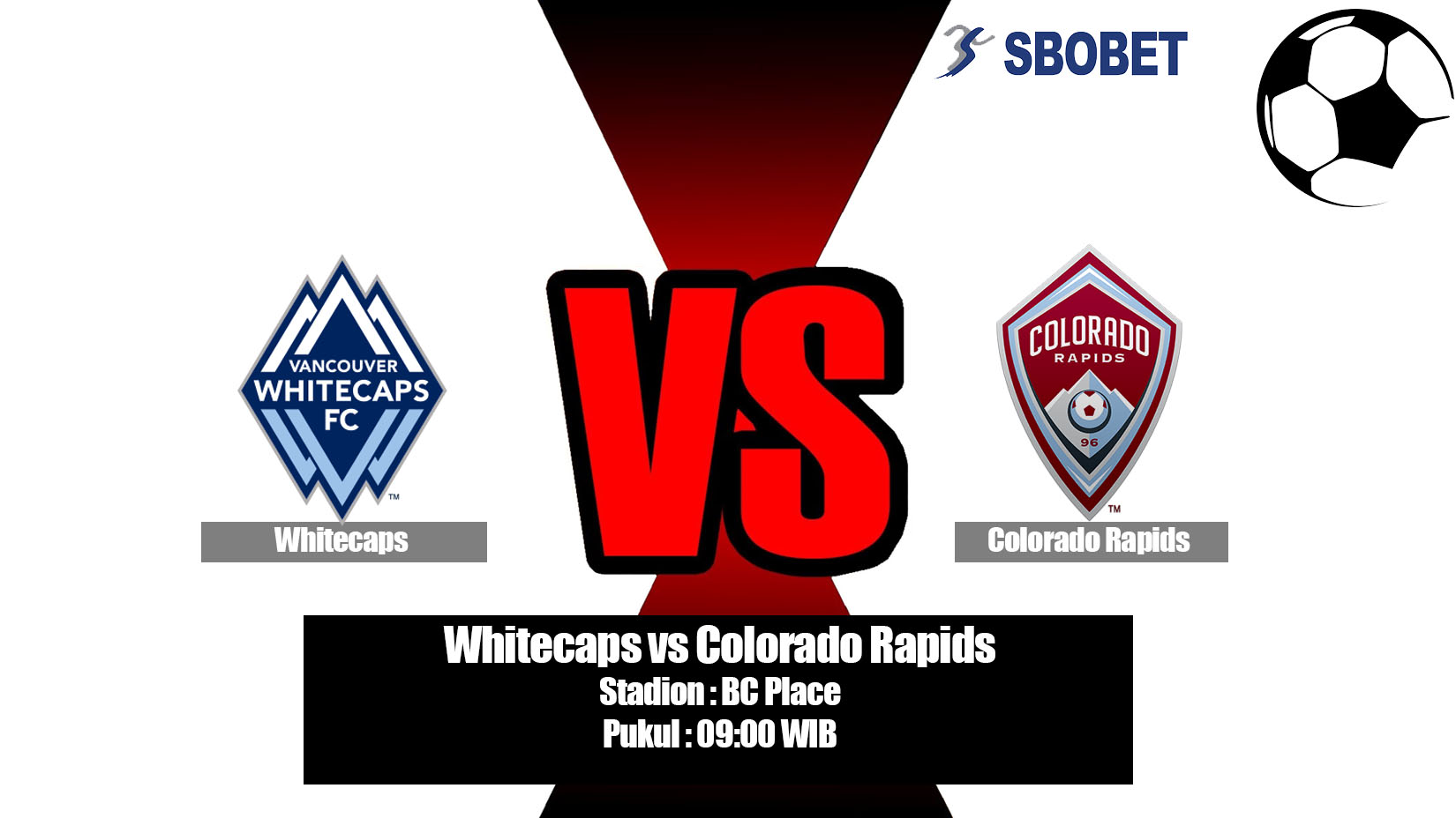 Prediksi Bola Whitecaps vs Colorado Rapids 23 Juni 2019