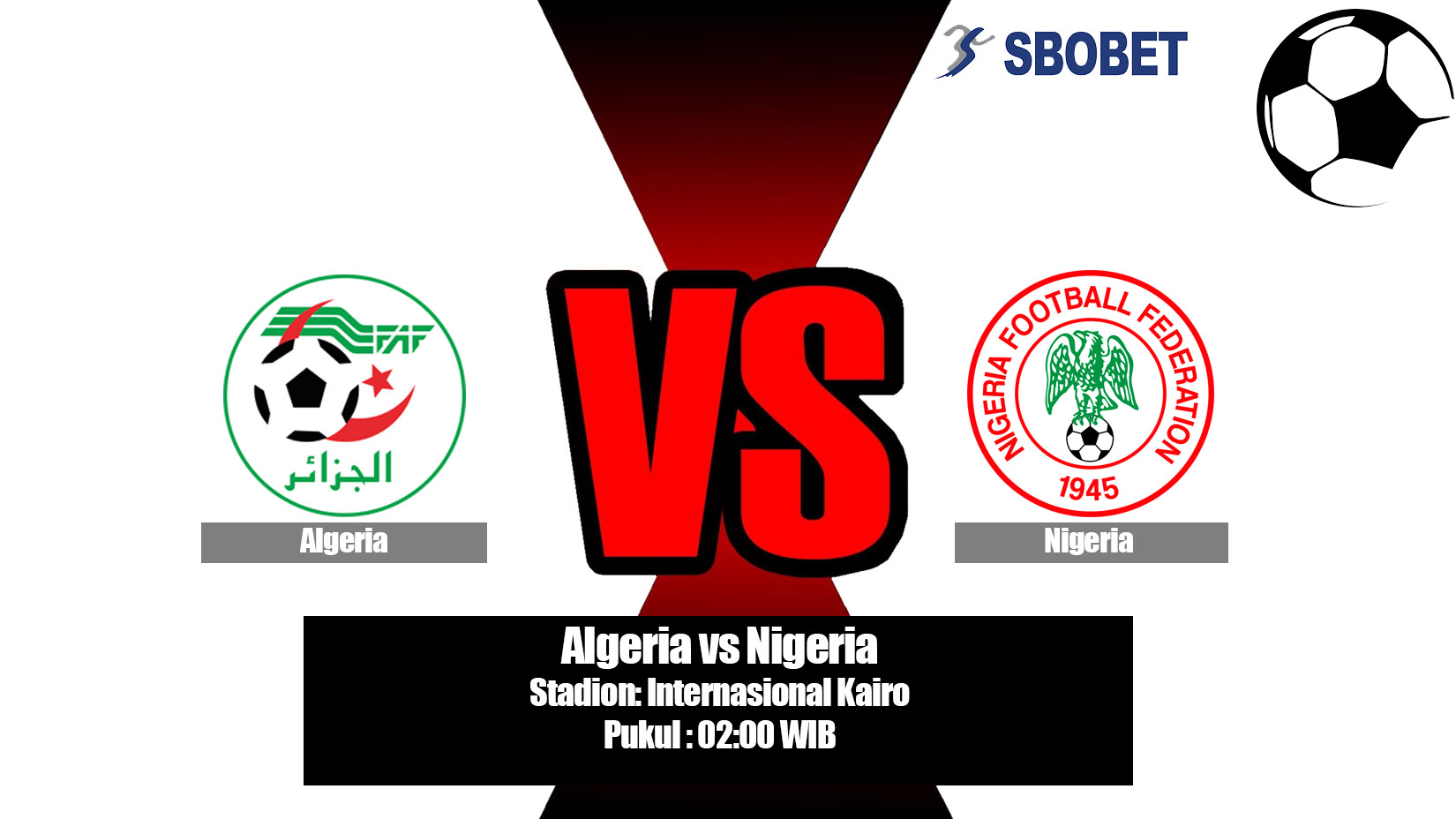 Prediksi Bola Algeria vs Nigeria 15 Juli 2019