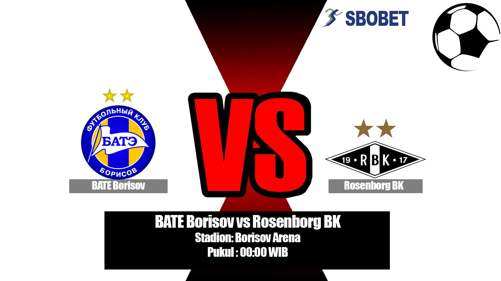 Prediksi Bola BATE Borisov vs Rosenborg BK 25 Juli 2019