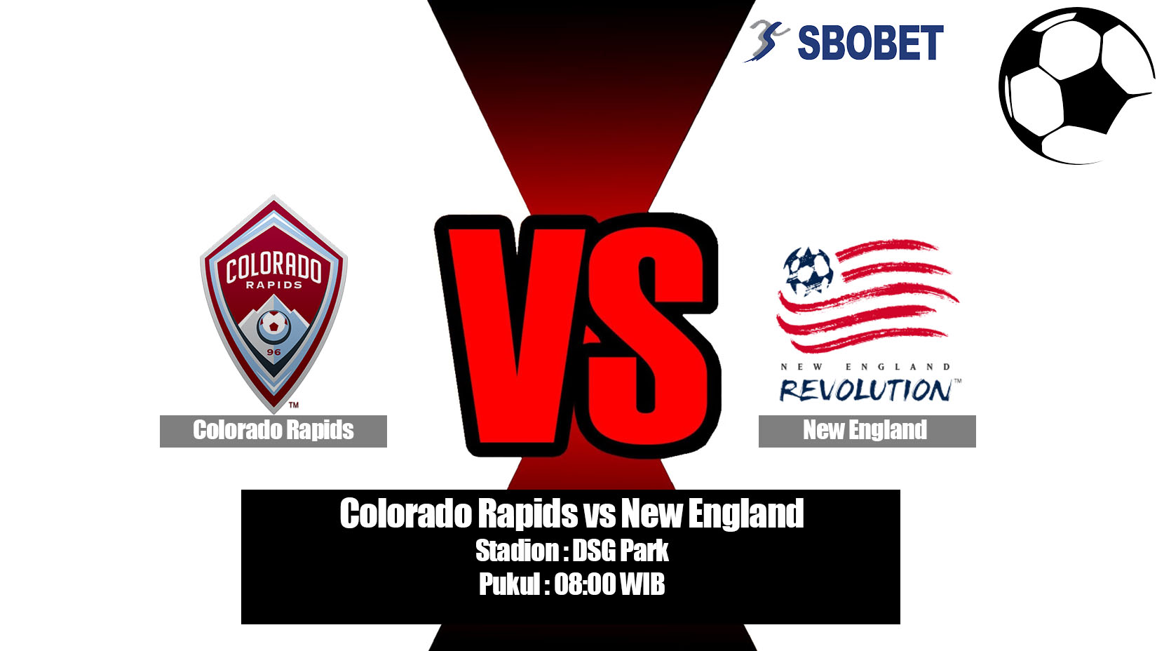 Prediksi Bola Colorado Rapids vs New England 5 Juli 2019