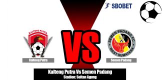 Prediksi Bola Kalteng Putra Vs Semen Padang 2 Agustus 2019