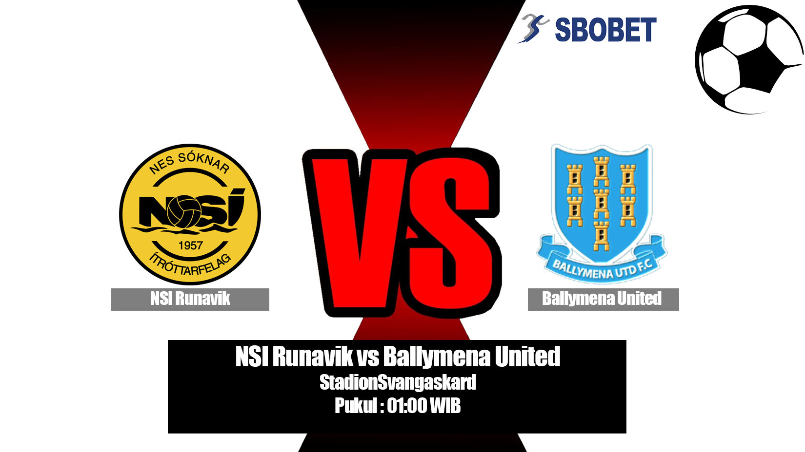 Prediksi Bola NSI Runavik vs Ballymena United 5 Juli 2019