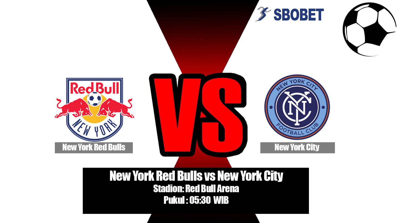 Prediksi Bola New York Red Bulls vs New York City 15 Juli 2019