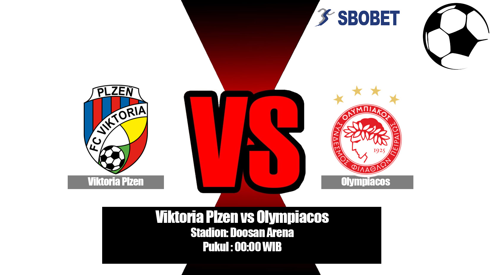 Prediksi Bola Viktoria Plzen vs Olympiacos 24 Juli 2019