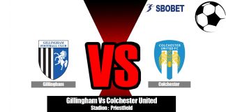 Prediksi Gillingham Vs Colchester United 04 September 2019